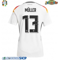 Maglie da calcio Germania Thomas Muller #13 Prima Maglia Femminile Europei 2024 Manica Corta